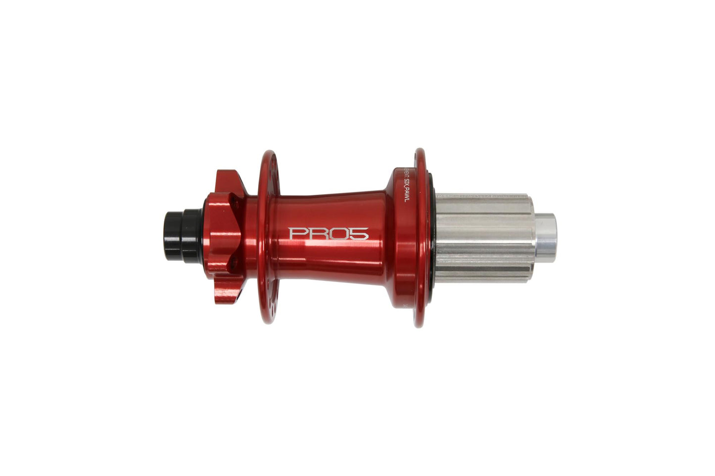 Hope Pro 5 Boost Rear Hub | J-Bend | 6-Bolt-24h-Red-HG Steel-BRINK