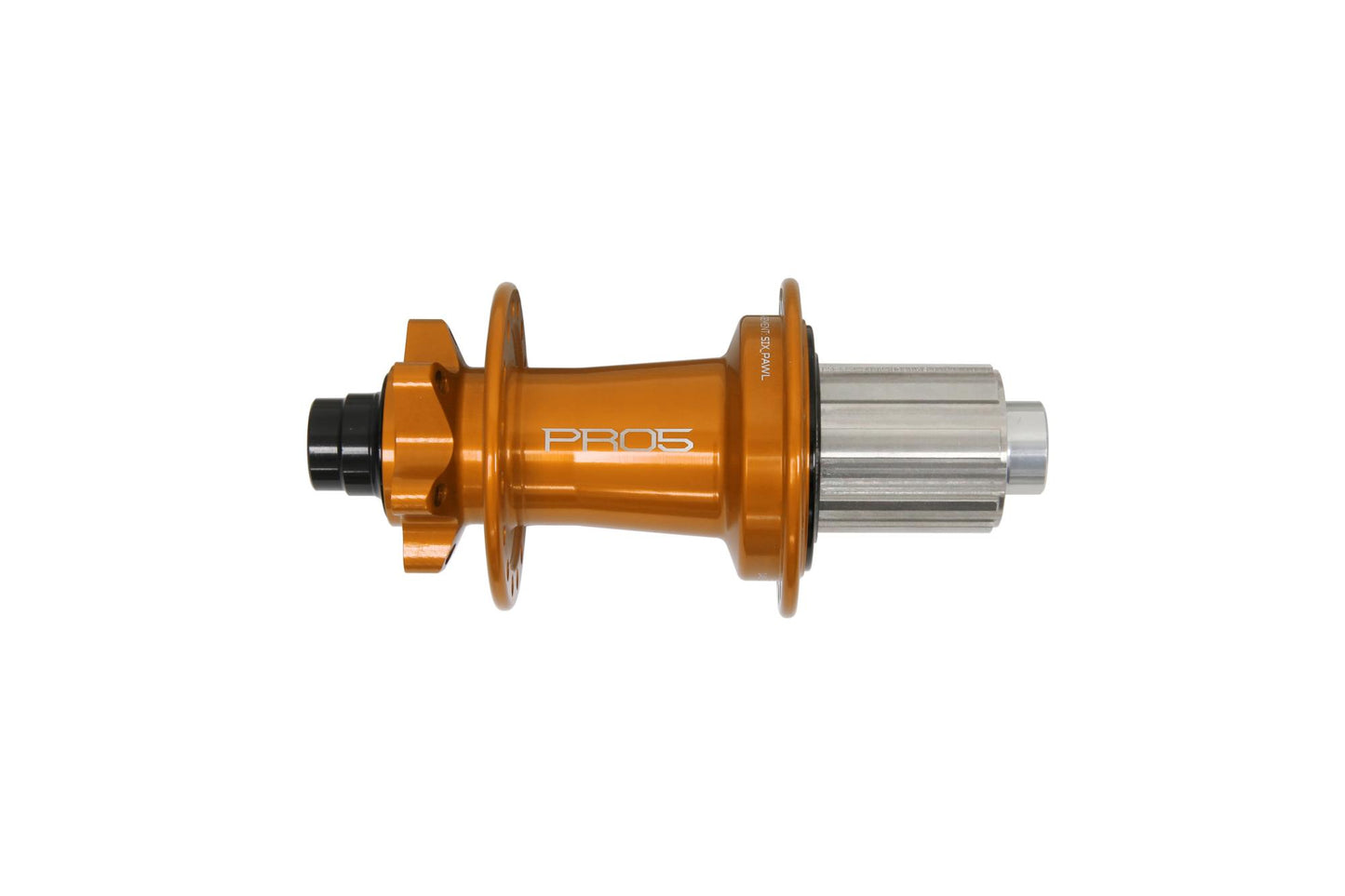 Hope Pro 5 Boost Rear Hub | J-Bend | 6-Bolt-28h-Orange-HG Steel-BRINK