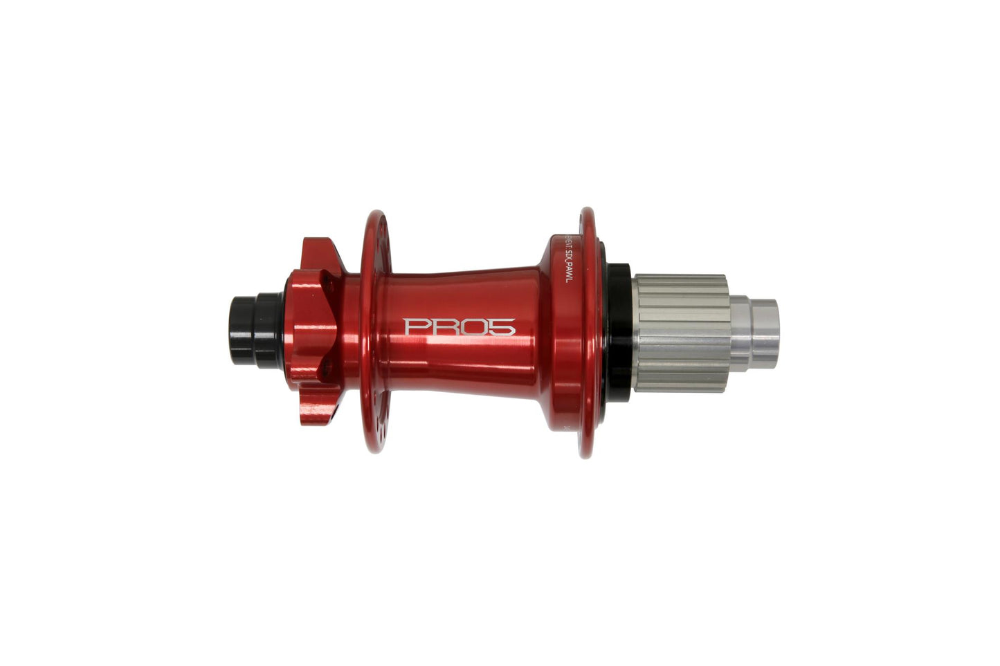Hope Pro 5 Boost Rear Hub | J-Bend | 6-Bolt-36h-Red-Micro Spline-BRINK