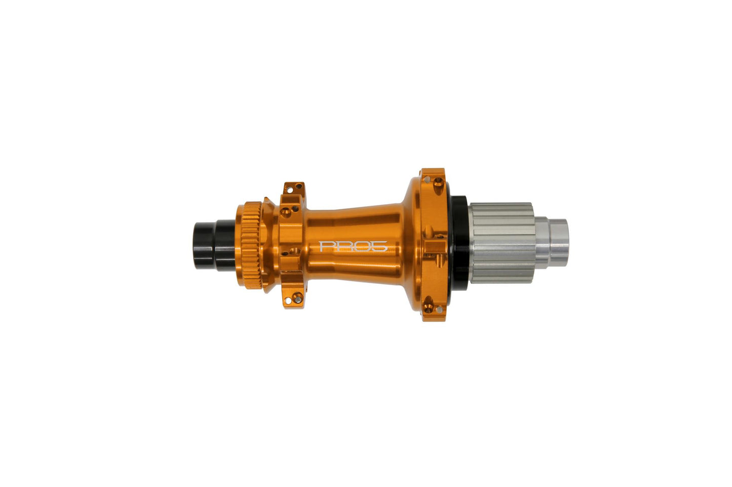 Hope Pro 5 Boost Rear Hub | Straight Pull | Centre Lock-24h-Orange-Micro Spline-BRINK