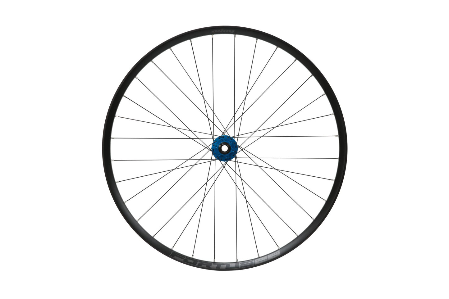 Hope Pro 5 Non-Boost Front Wheel | Fortus 26 | 6-Bolt-27.5-Blue-BRINK