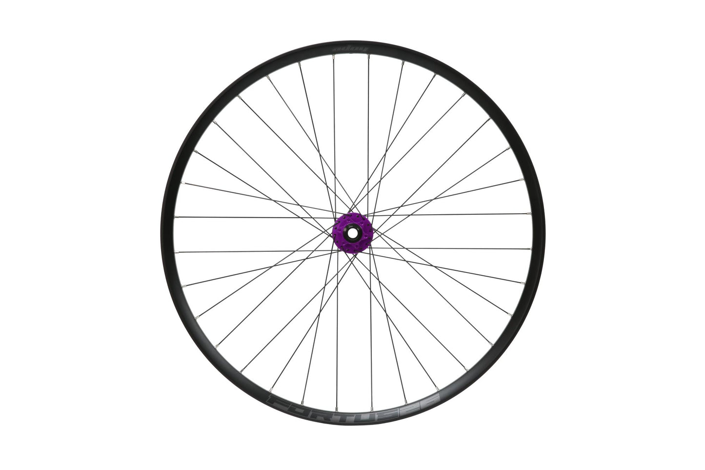 Hope Pro 5 Non-Boost Front Wheel | Fortus 26 | 6-Bolt-27.5-Purple-BRINK