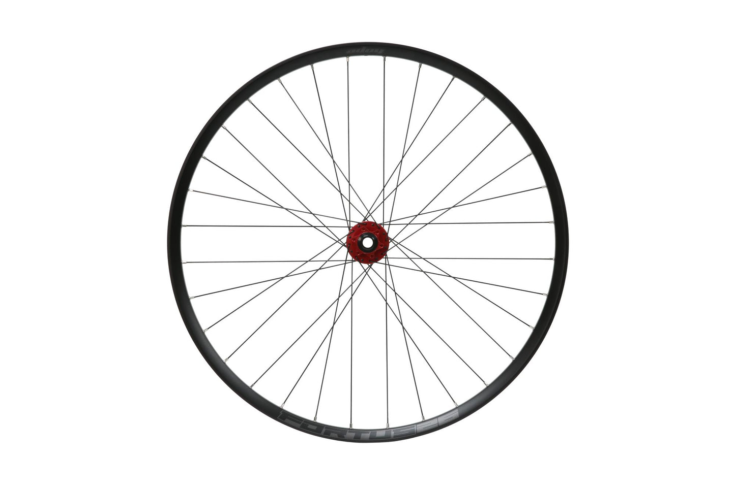 Hope Pro 5 Non-Boost Front Wheel | Fortus 26 | 6-Bolt-29-Red-BRINK
