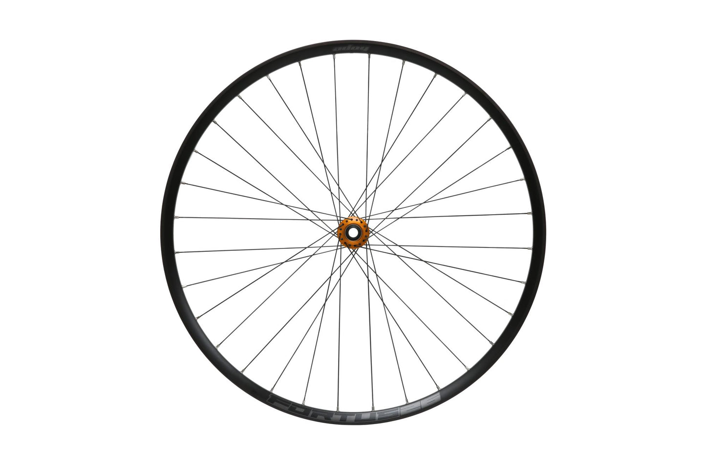 Hope Pro 5 Non-Boost Front Wheel | Fortus 26 | Centre Lock-27.5-Orange-BRINK