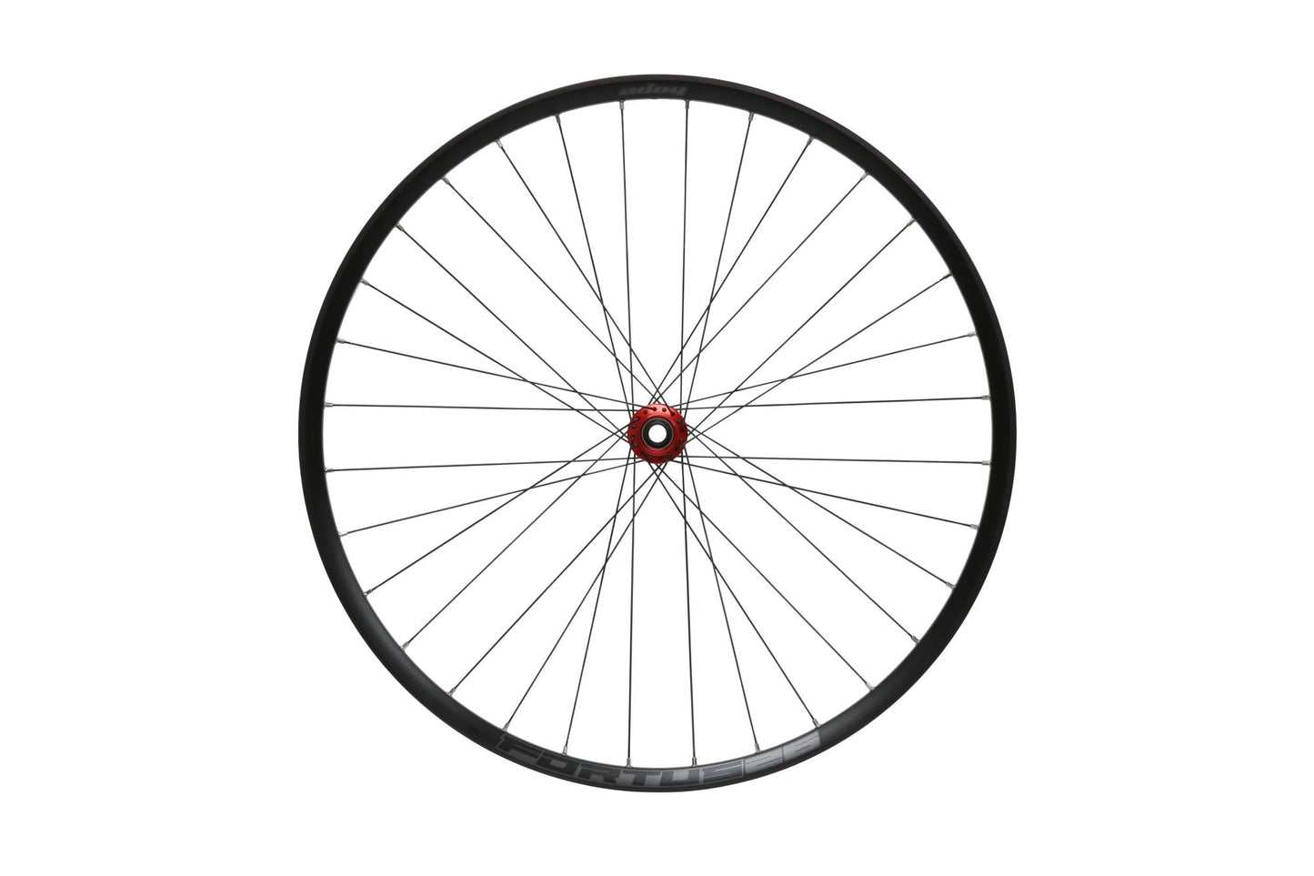Hope Pro 5 Non-Boost Front Wheel | Fortus 26 | Centre Lock-27.5-Red-BRINK