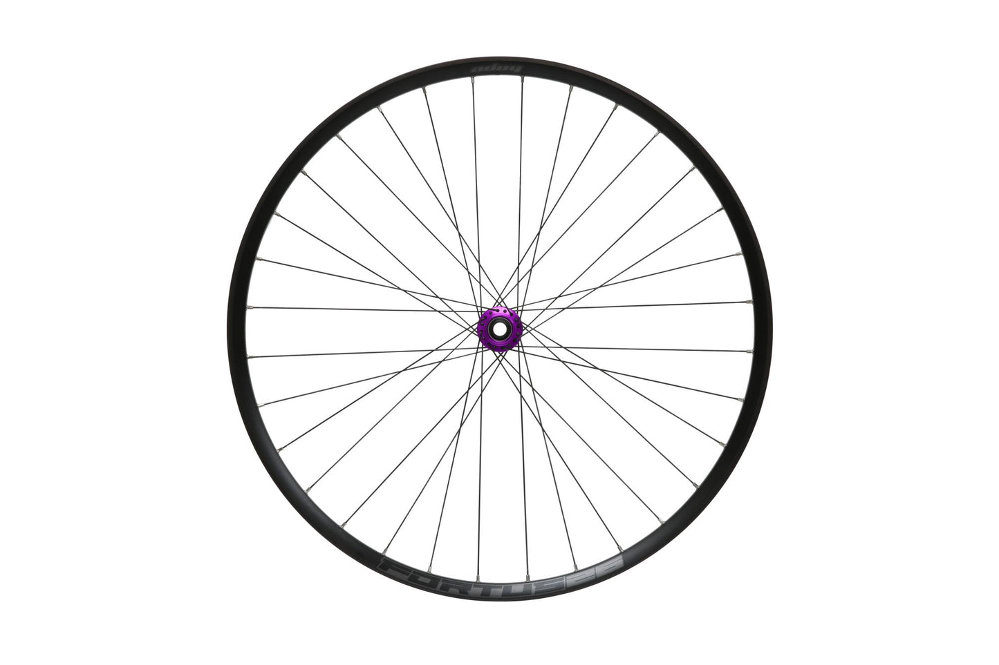 Hope Pro 5 Non-Boost Front Wheel | Fortus 26 | Centre Lock-29-Purple-BRINK