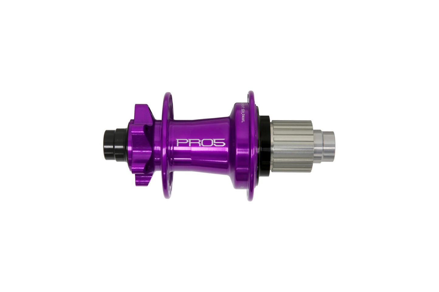 Hope Pro 5 Non-Boost Rear Hub | J-Bend | 6-Bolt-28h-Purple-Micro Spline-BRINK