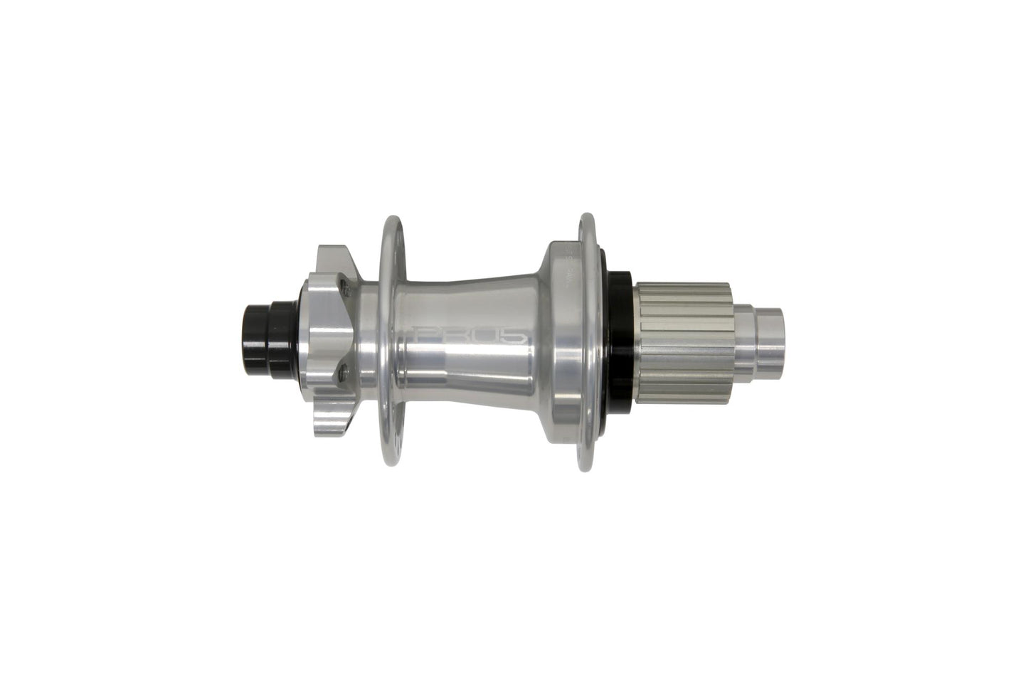 Hope Pro 5 Non-Boost Rear Hub | J-Bend | 6-Bolt-28h-Silver-Micro Spline-BRINK