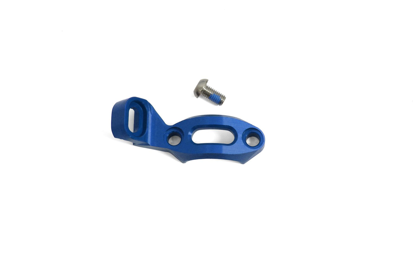 Hope Tech 3 Duo Sram Shifter Mount-Left-Blue-BRINK