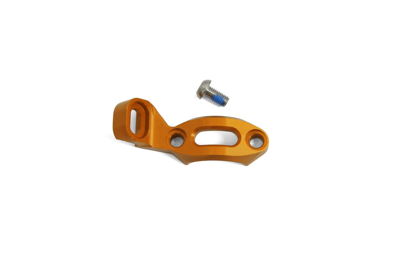 Hope Tech 3 Duo Sram Shifter Mount-Left-Orange-BRINK