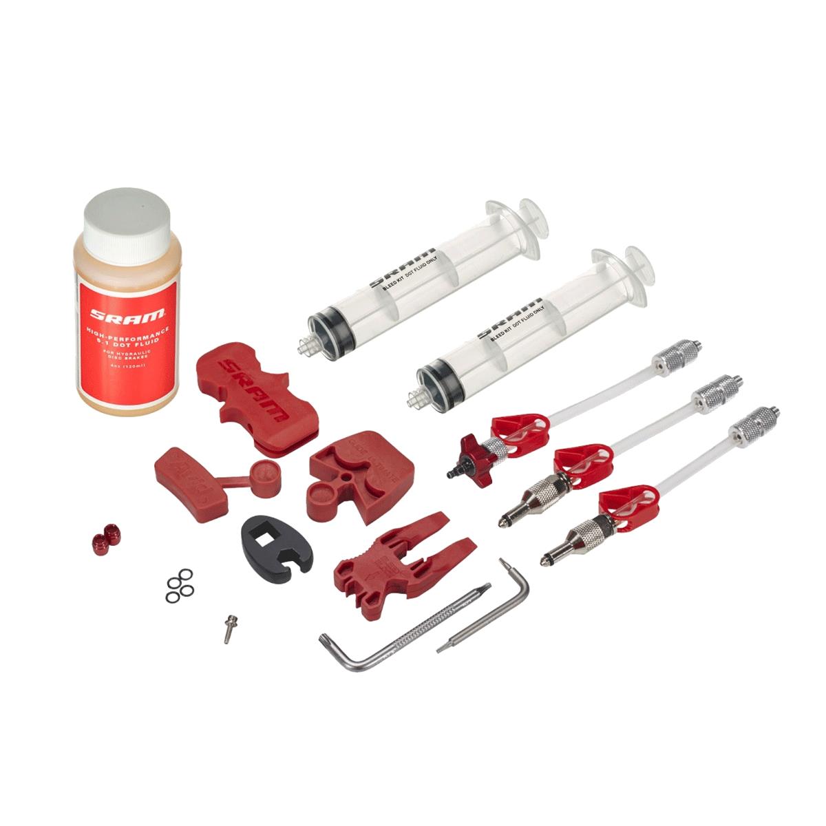 SRAM Standard Brake Bleed Kit-Includes Bleeding Edge tool and Dot 5.1hydraulic Fluid-BRINK