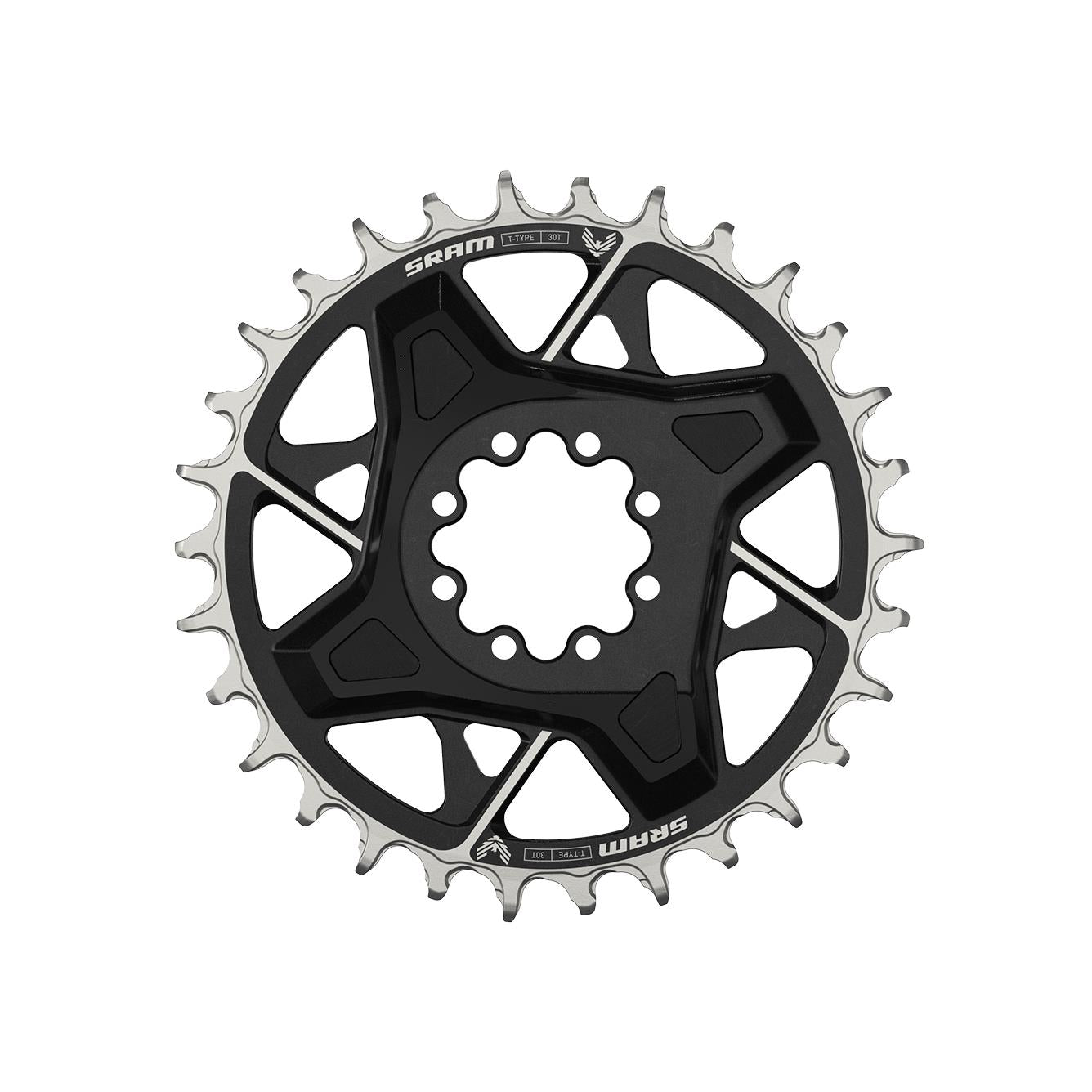 SRAM X0 D1 T-Type Chainring-30t-Black-3mm-BRINK