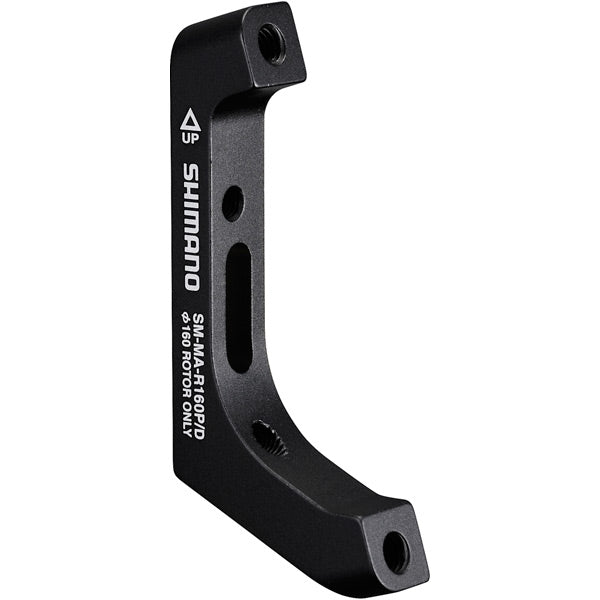 Shimano Brake Flat Mount Adapter-Flat - Front 160-Black-BRINK