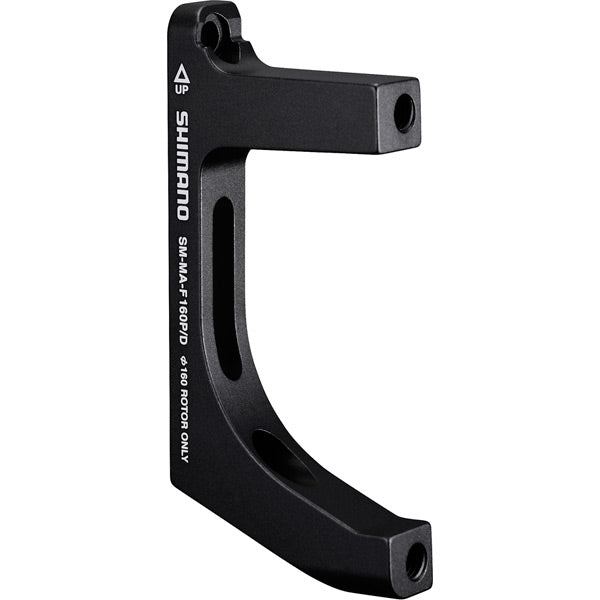 Shimano Brake Flat Mount Adapter-Flat - Front 160mm-Black-BRINK