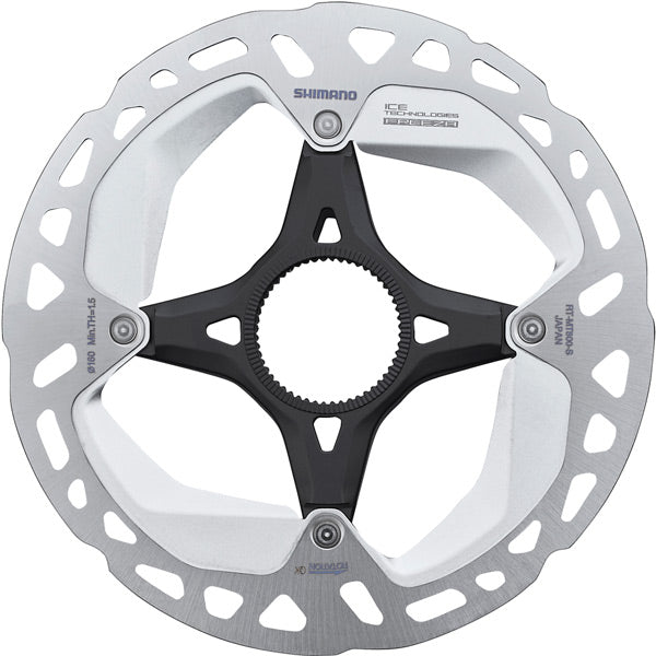 Shimano RT-MT800 rotor with lockring Ice Tech-Centre Lock-160mm-BRINK