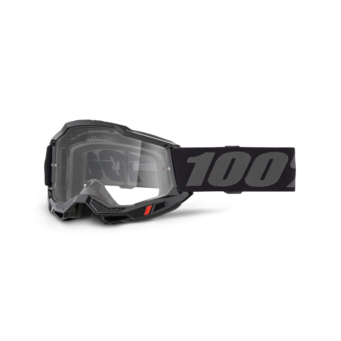 100% Accuri 2 Goggles-Black-Clear Lens-BRINK