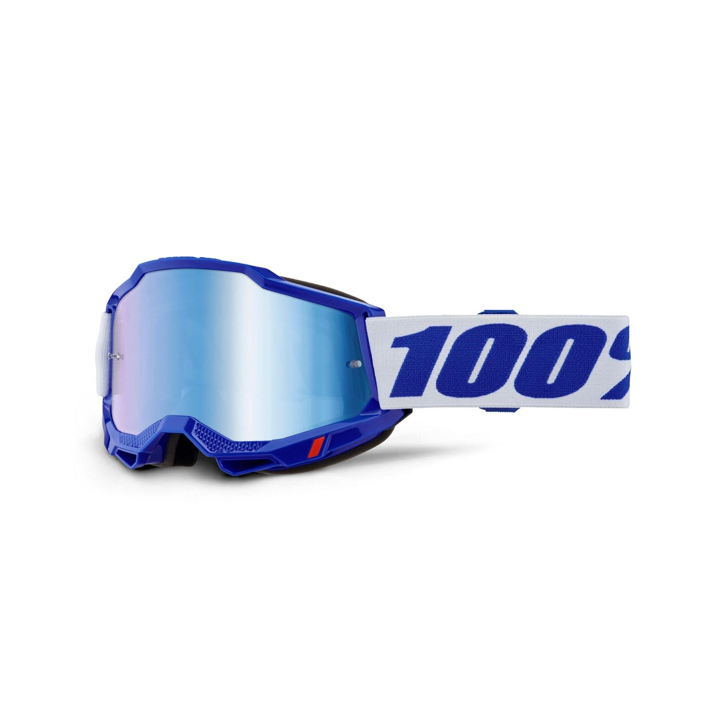 100% Accuri 2 Goggles-Blue-Mirror Blue Lens-BRINK