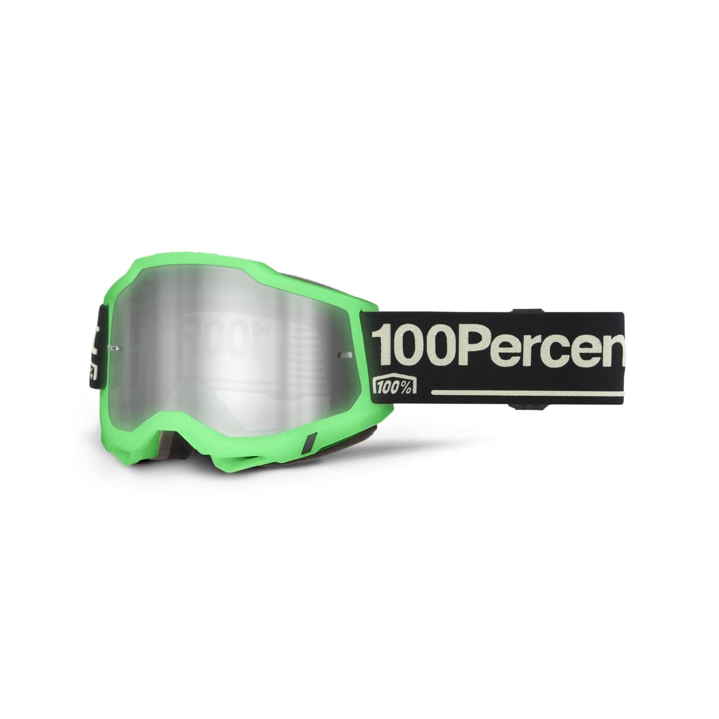 100% Accuri 2 Goggles-Glow-Mirror Silver Lens-BRINK