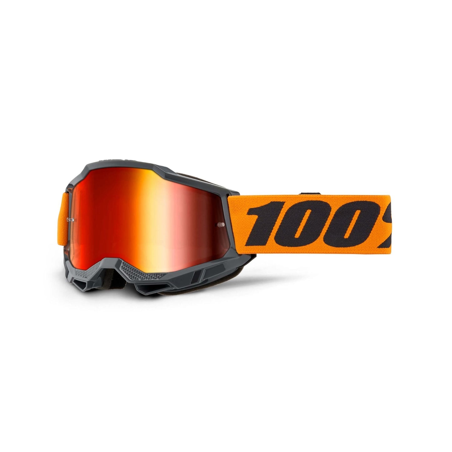 100% Accuri 2 Goggles-Orange-Mirror Red Lens-BRINK