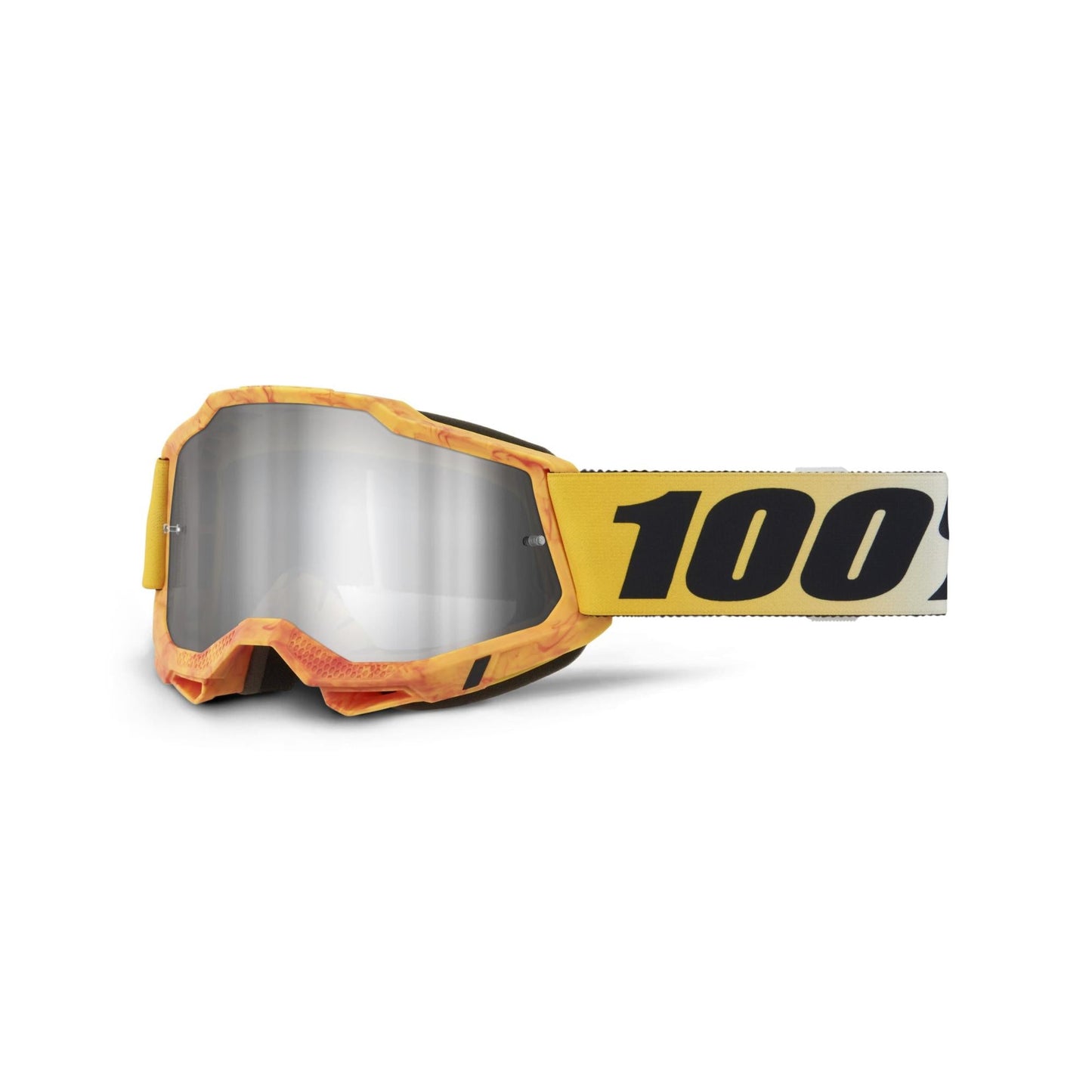 100% Accuri 2 Goggles-Razza-Mirror Silver Lens-BRINK