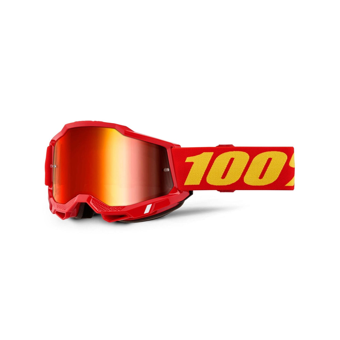 100% Accuri 2 Goggles-Red-Mirror Red Lens-BRINK