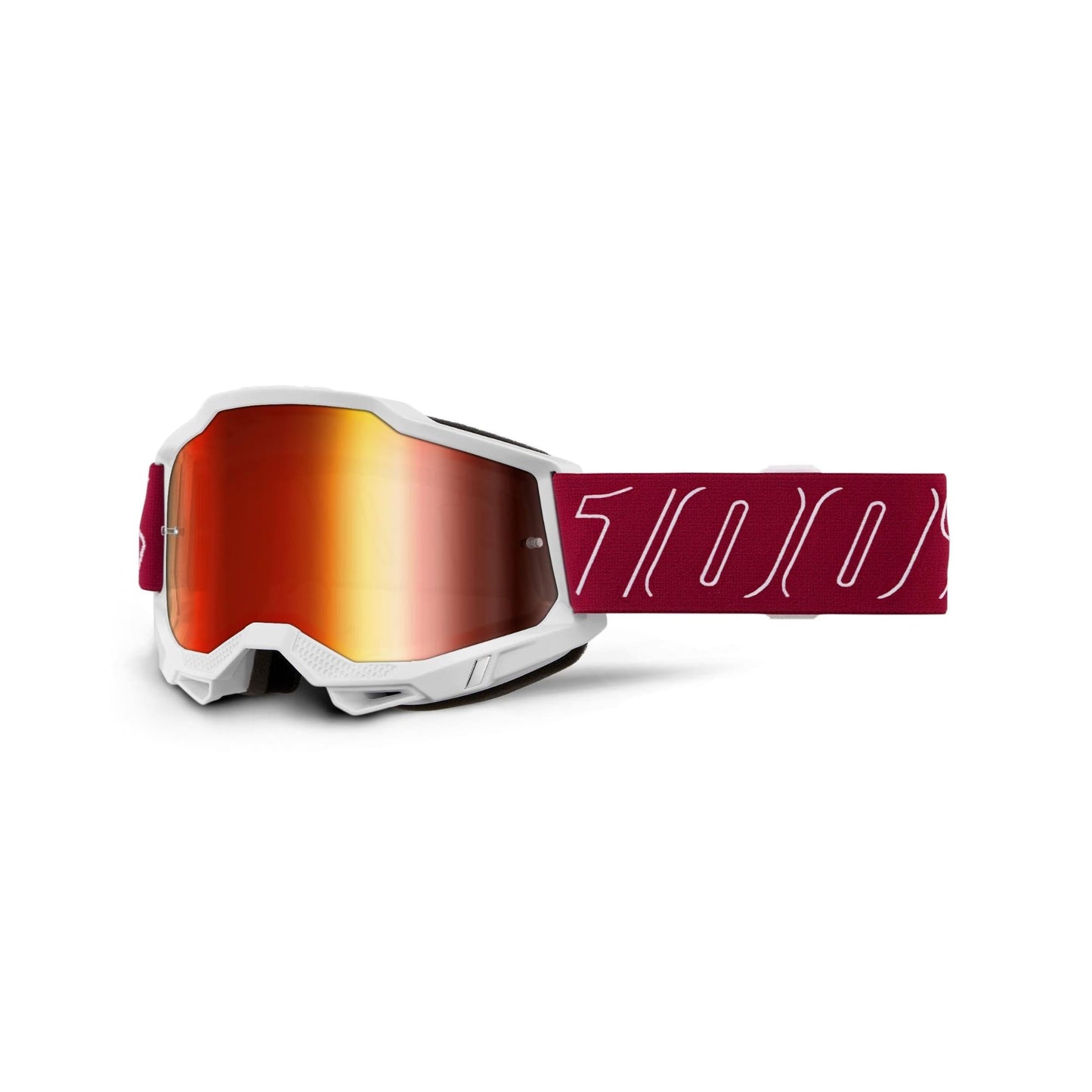 100% Accuri 2 Goggles-Redline-Mirror Red Lens-BRINK