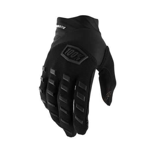 100% Airmatic Gloves-S-Black / Charcoal-BRINK