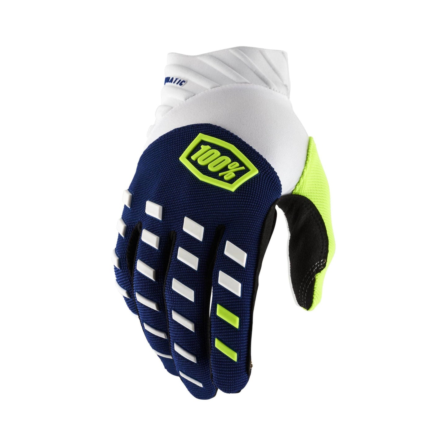 100% Airmatic Gloves-S-Navy / White-BRINK