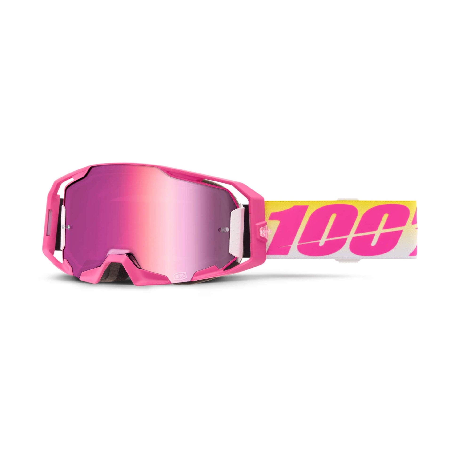 100% Armatic Forecast Goggles-Sellars-Mirror Pink Lens-BRINK