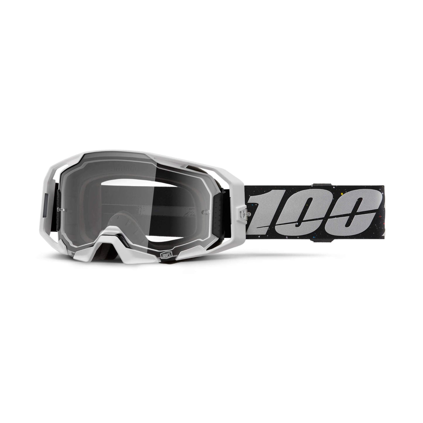 100% Armatic Goggles-RapidRacer-Clear Lens-BRINK