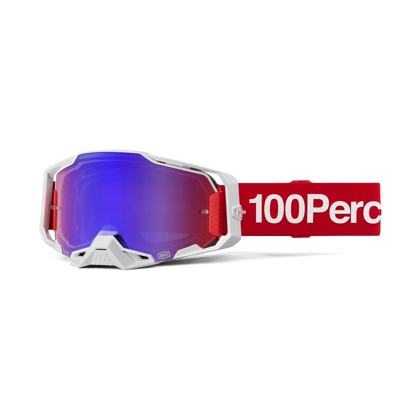 100% Armega Goggles-Corbin-Mirror Red/Blue Lens-BRINK