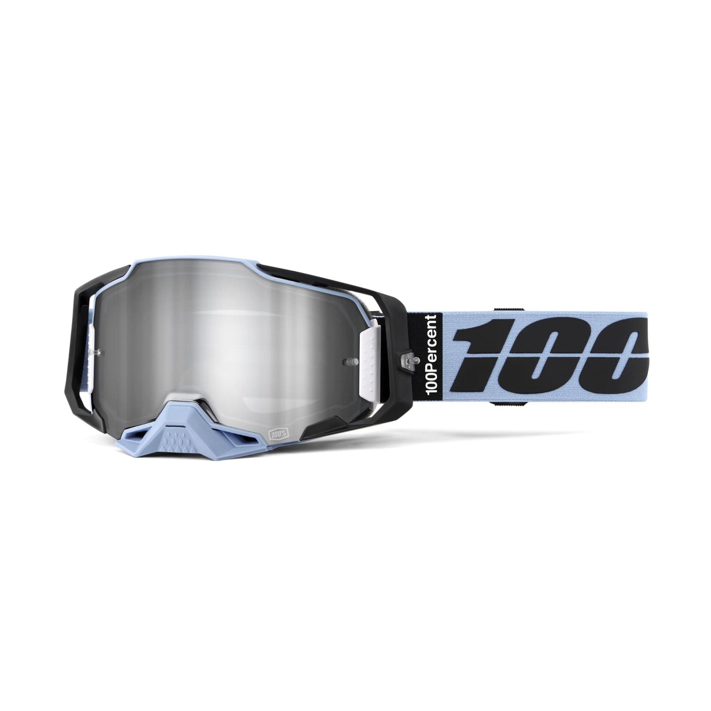 100% Armega Goggles-Petros-Mirror Silver Lens-BRINK