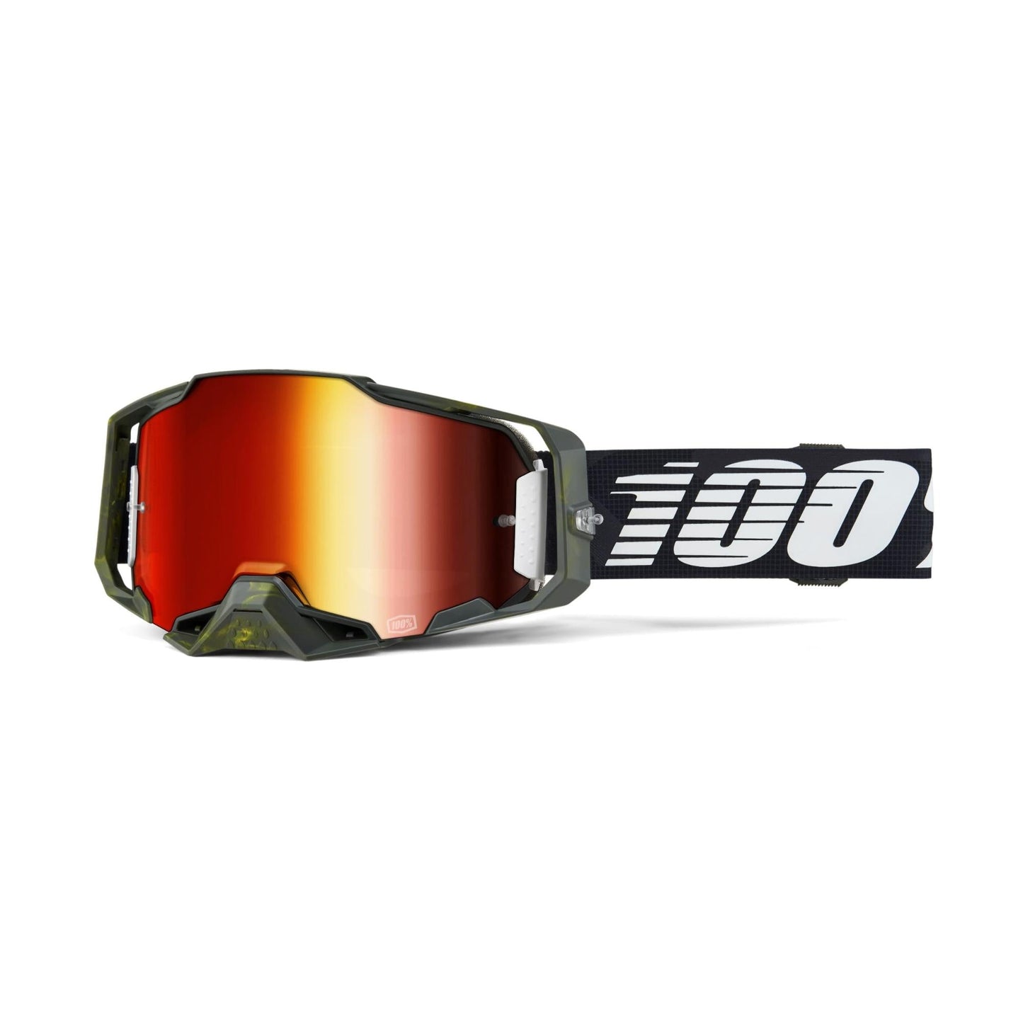 100% Armega Goggles-Soledad-Mirror Red Lens-BRINK