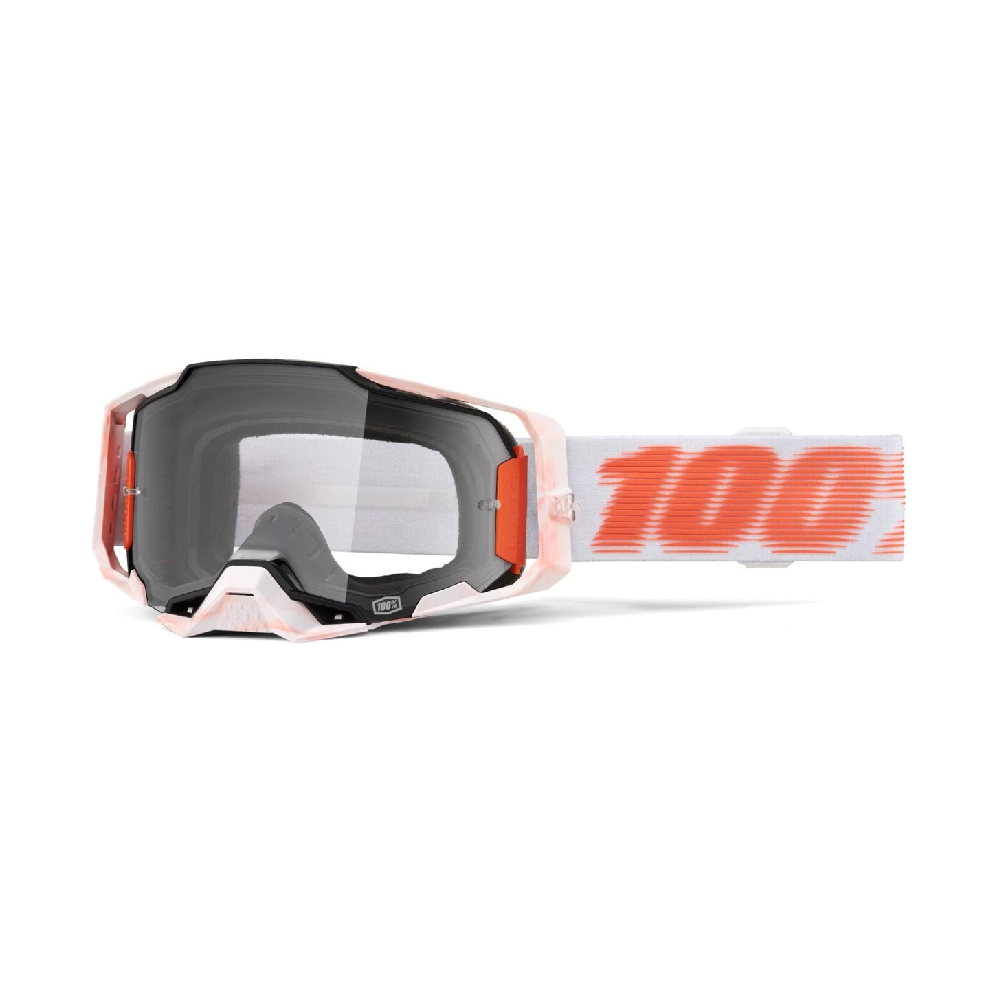 100% Armega Goggles-Tubular-Clear Lens-BRINK