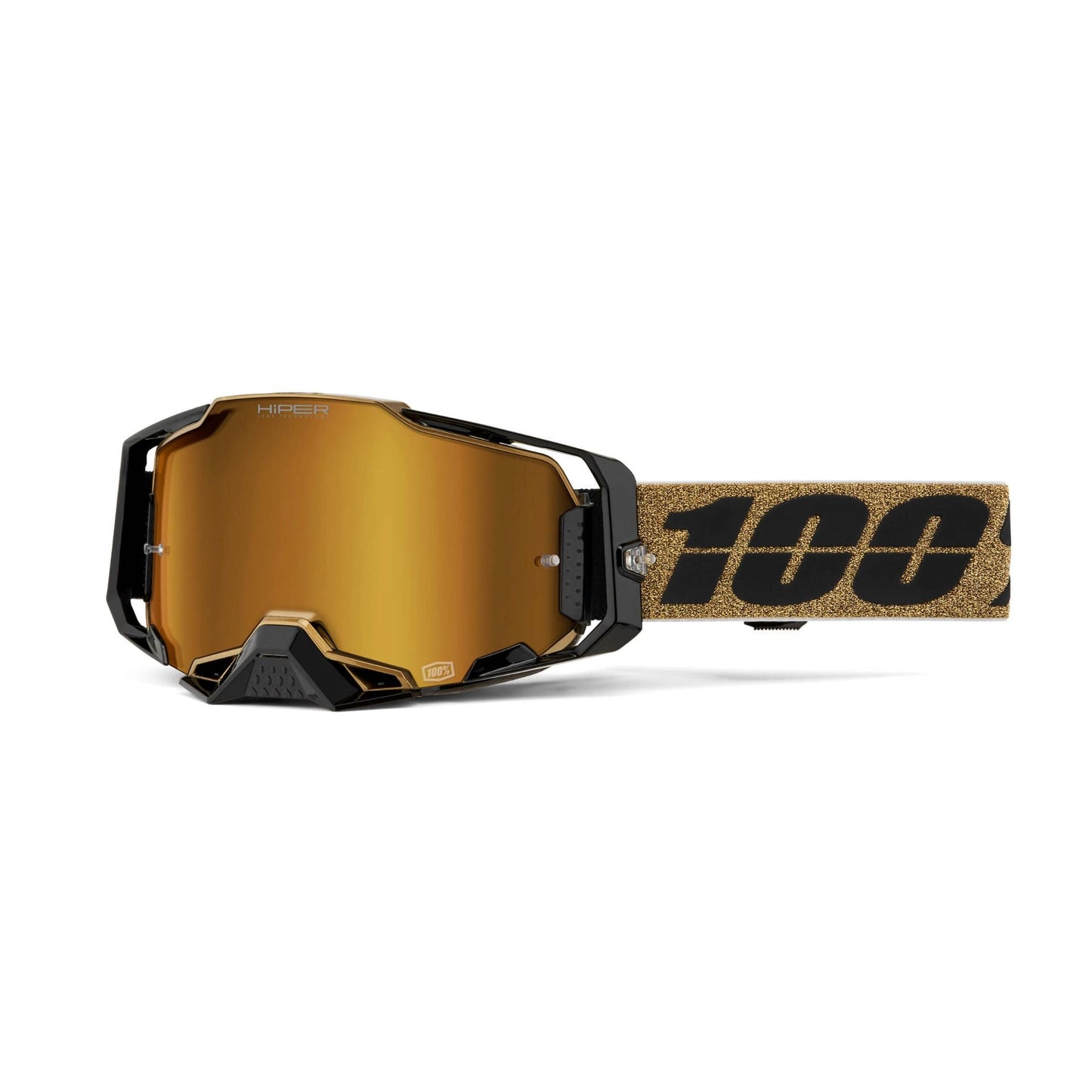 100% Armega Hiper Goggles-Glory-Mirror Red Lens-BRINK