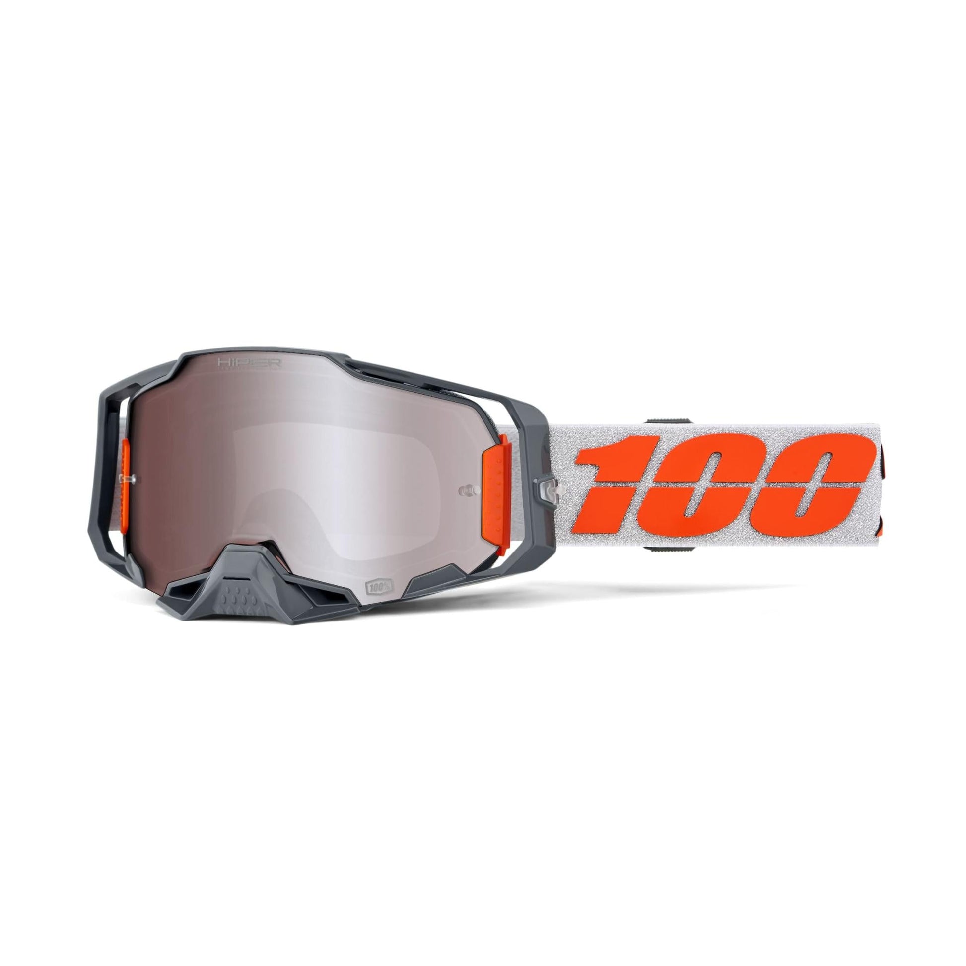 100% Barstow Goggles-Silver-Mirror Silver Lens-BRINK