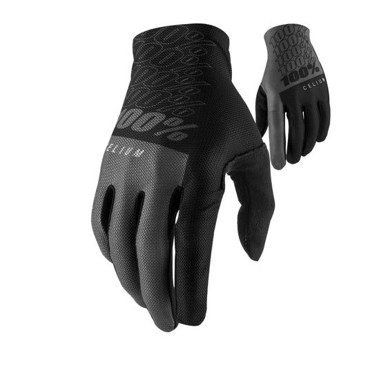 100% Celium Gloves-S-Black / Grey-BRINK