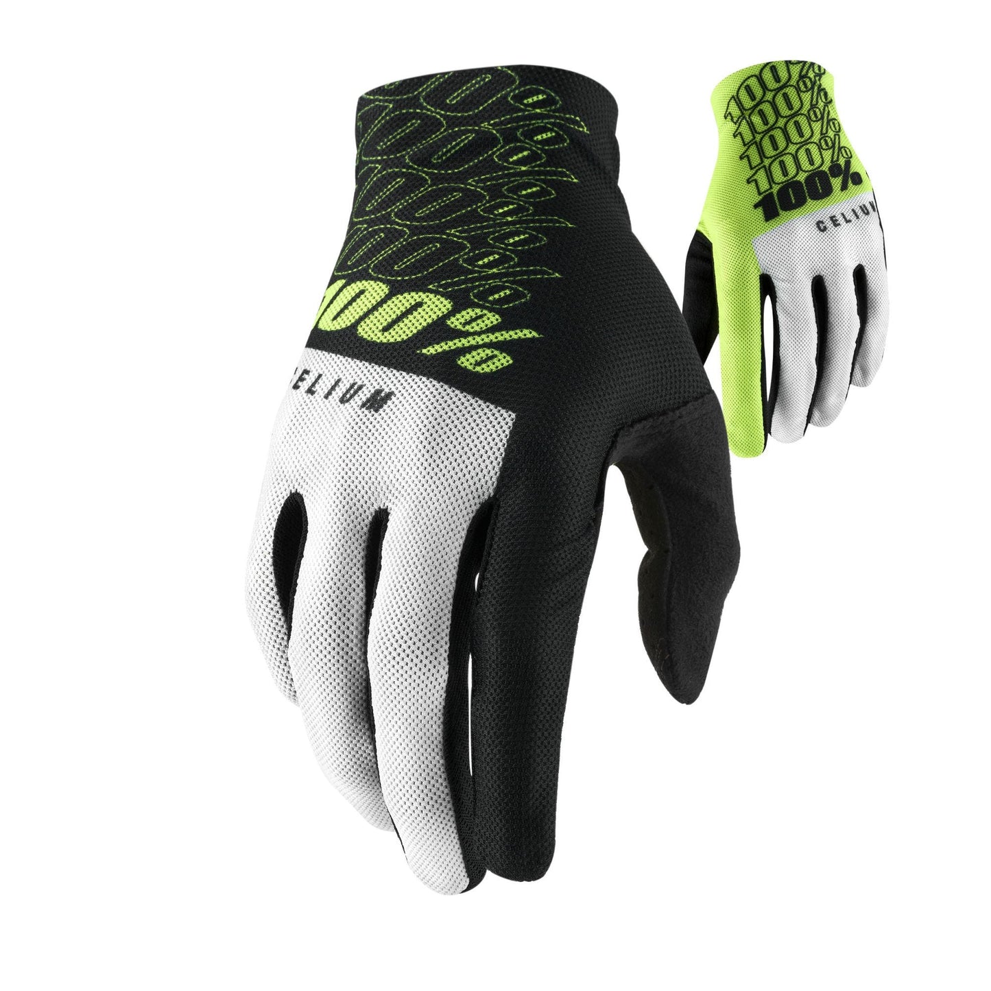 100% Celium Gloves-S-Fluo Yellow-BRINK