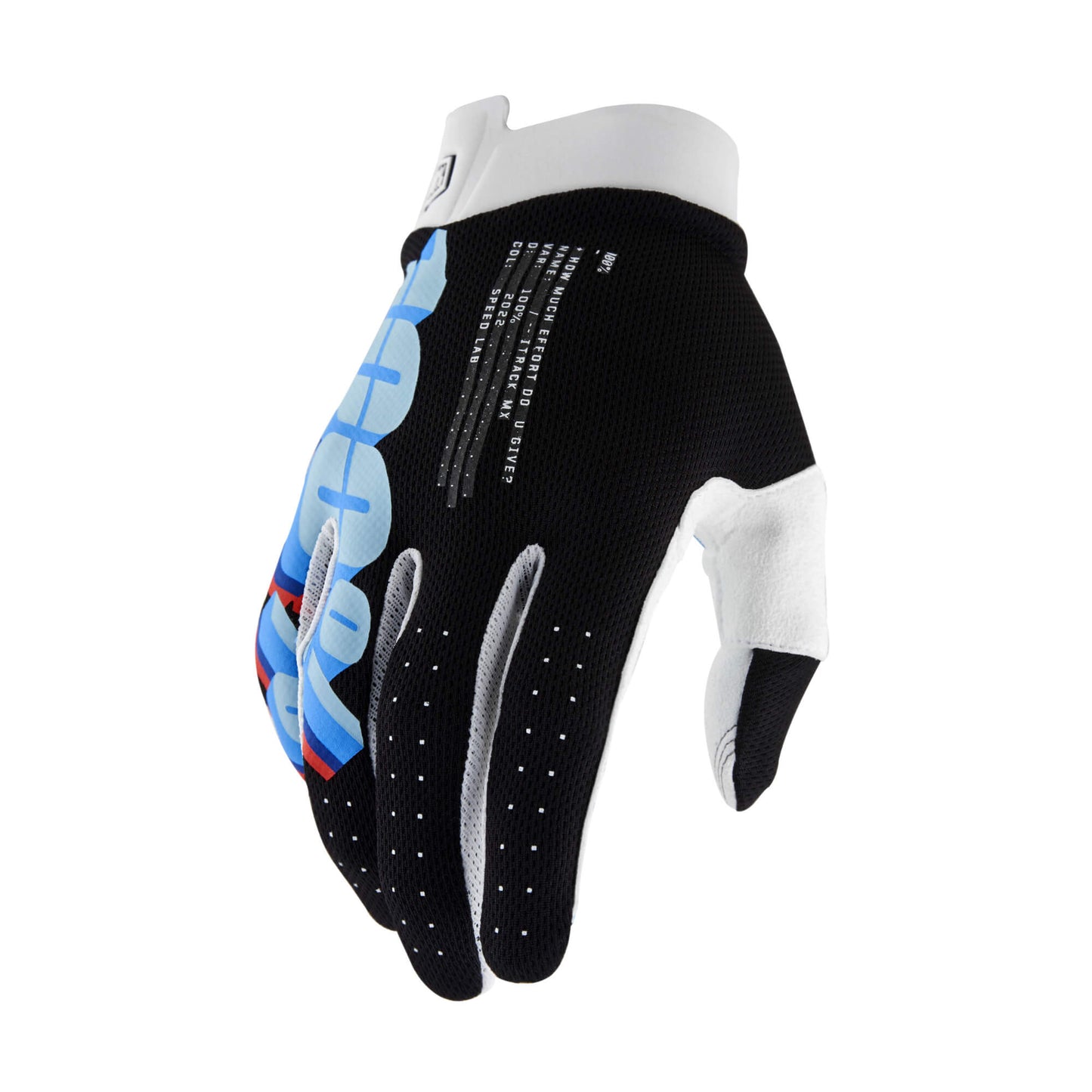 100% Itrack Gloves-S-System Black-BRINK