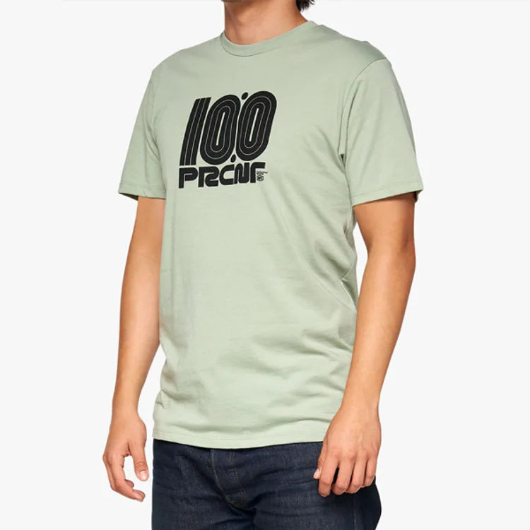 100% Pecten T-Shirt-Medium-Slate Green-BRINK