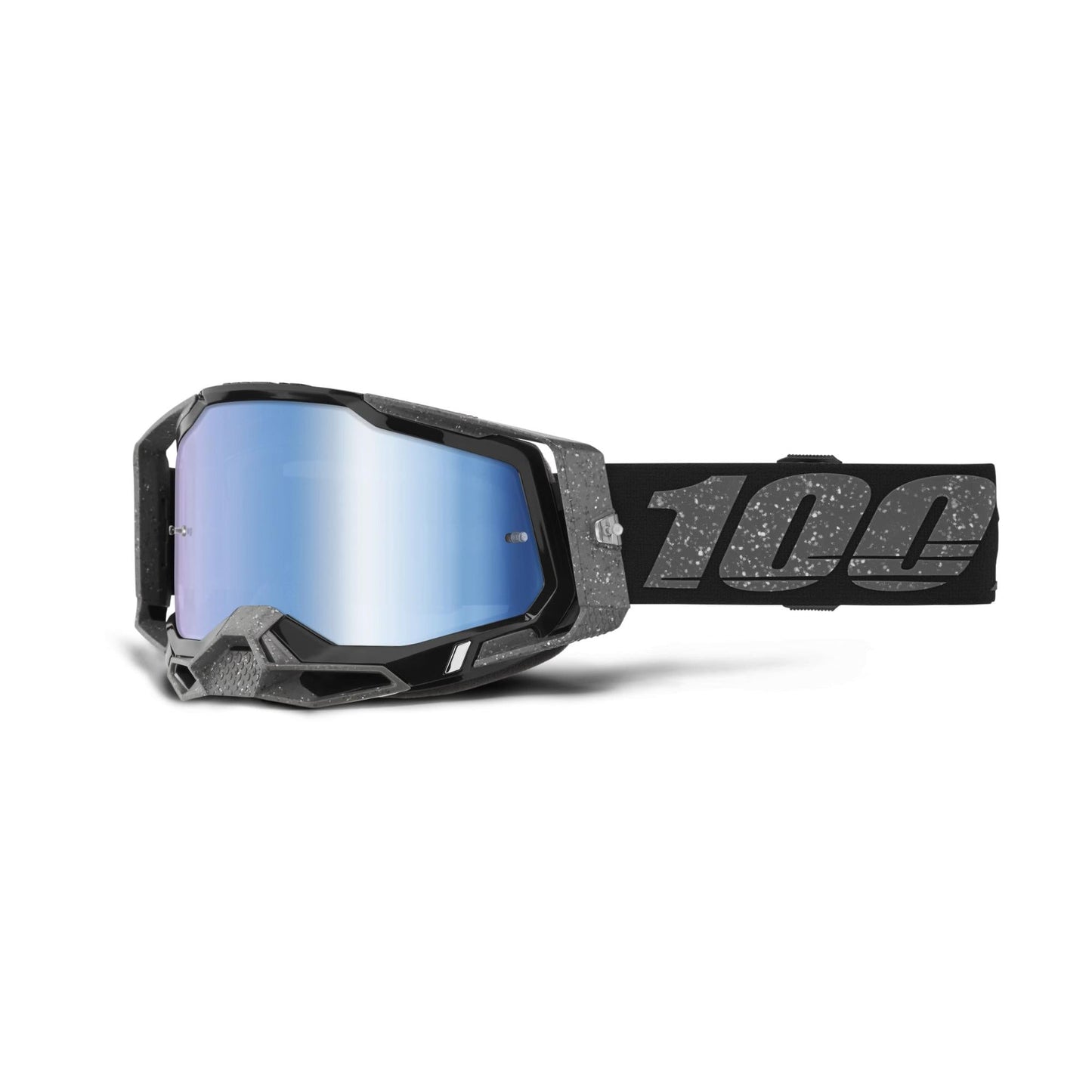 100% Racecraft 2 Goggles-Kos-Mirror Blue Lens-BRINK