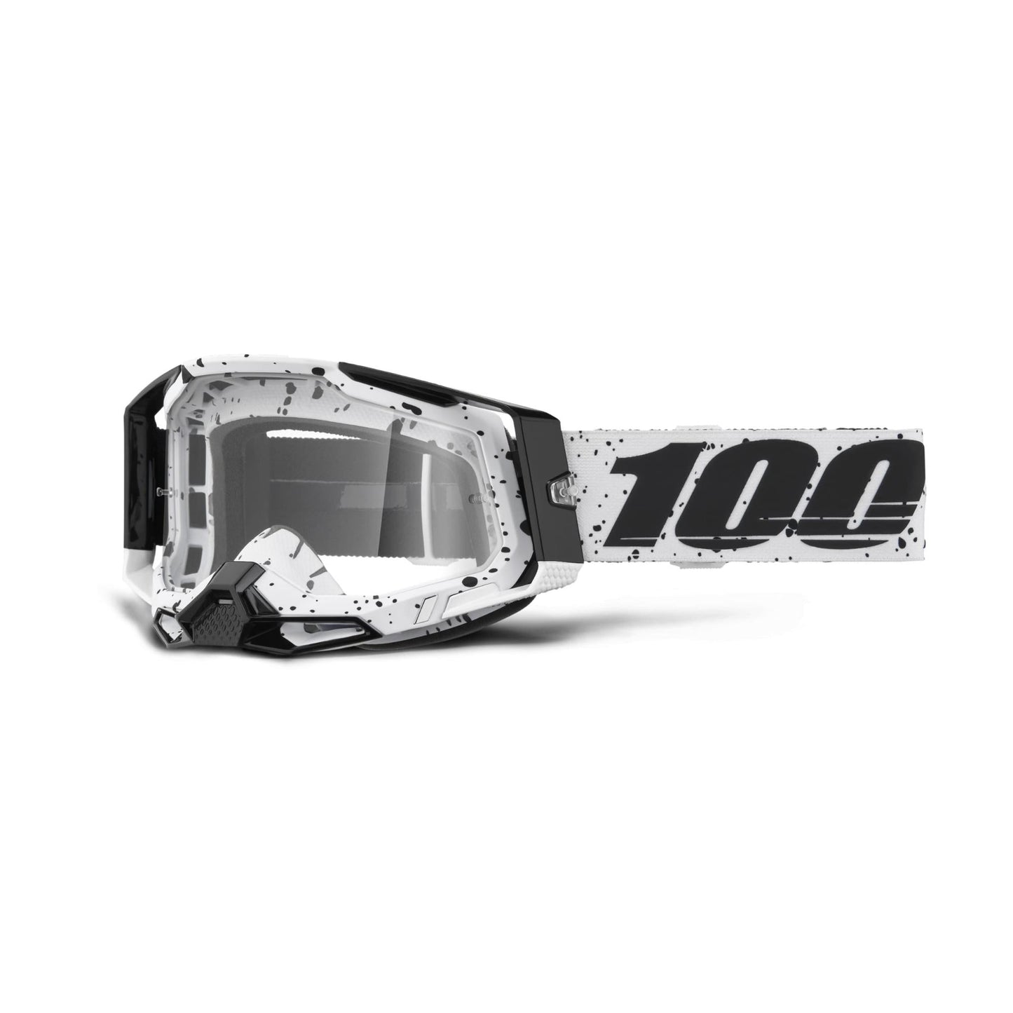 100% Racecraft 2 Goggles-Trinity-Clear Lens-BRINK