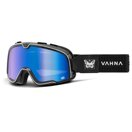 100% Racecraft 2 Goggles-Vahna-Mirror Blue Lens-BRINK