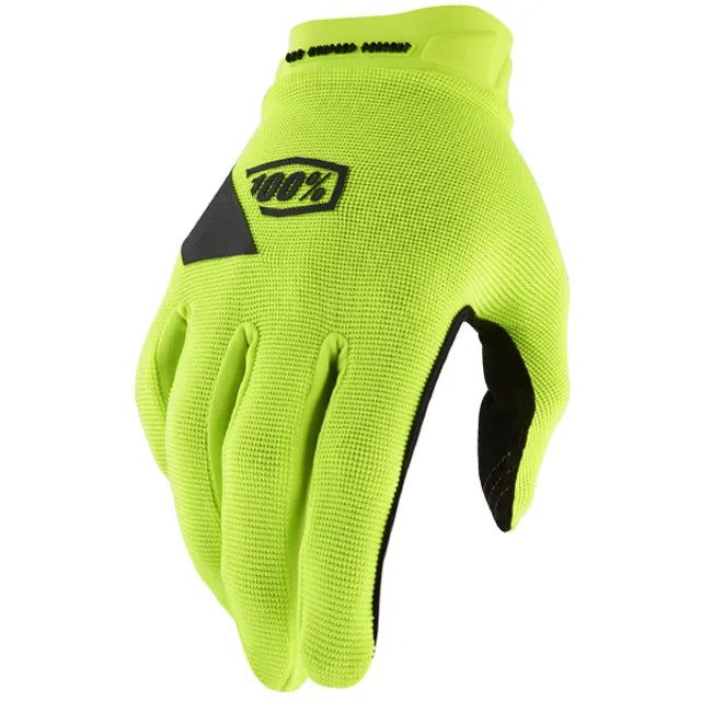 100% Ridecamp Gel Gloves-S-Fluo Yellow-BRINK