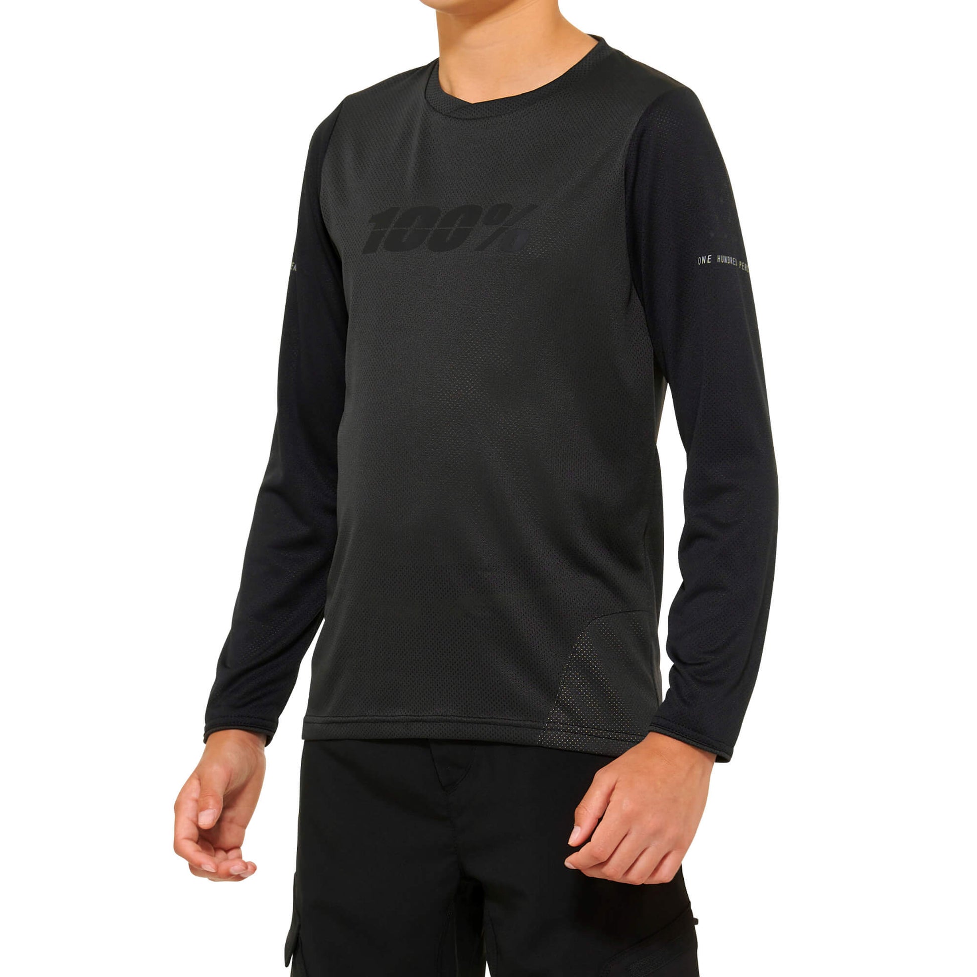 100% Ridecamp Long Sleeve Jersey-small-black-BRINK