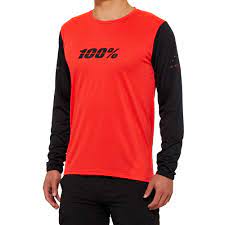 100% Ridecamp Long Sleeve Jersey-small-red-BRINK