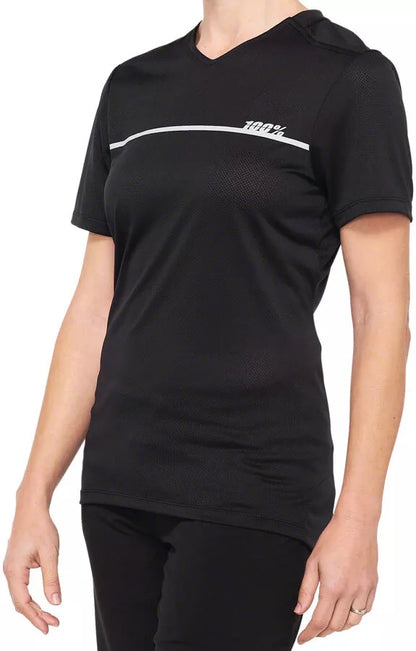 100% Ridecamp Women's Jersey Short Sleeve-BRINK