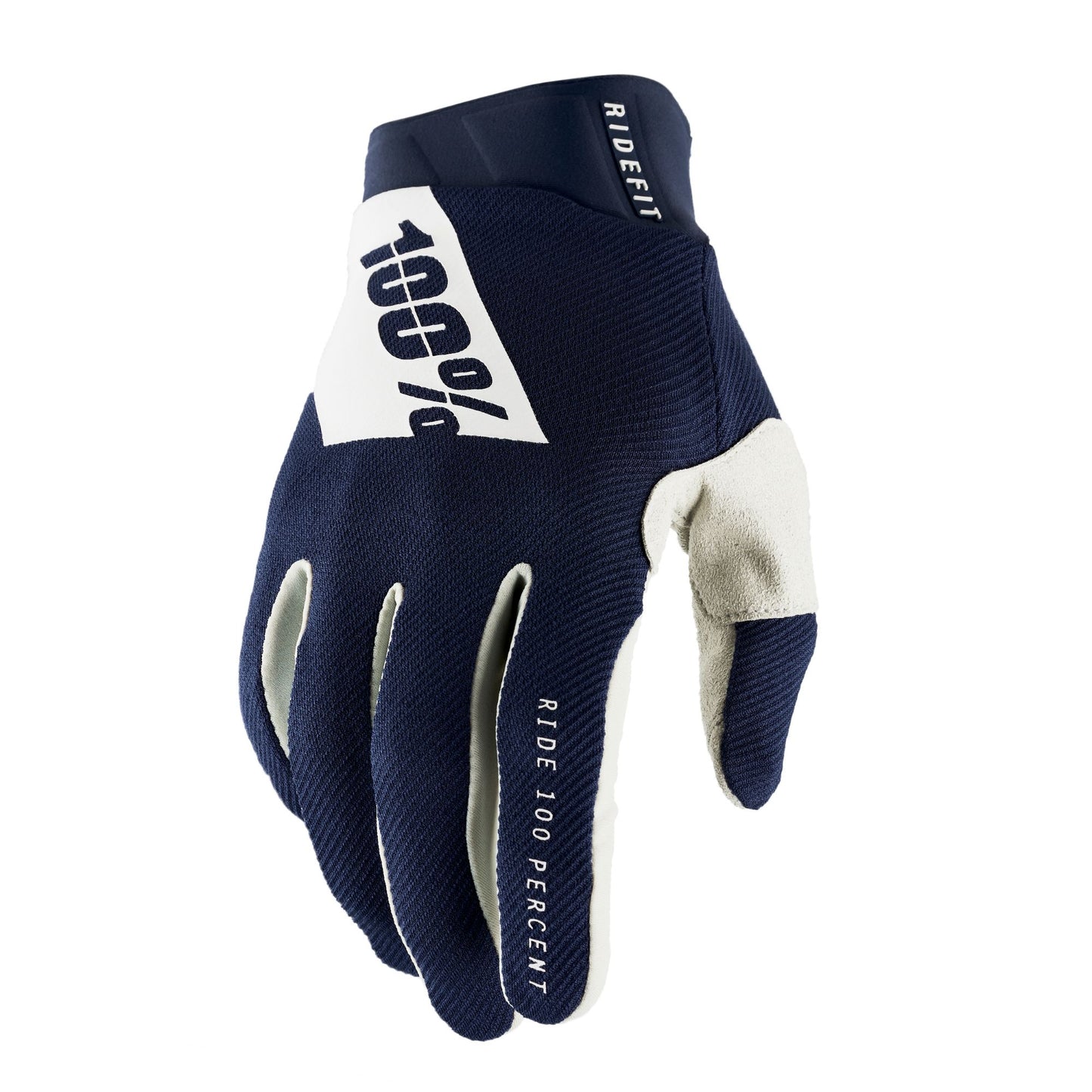 100% Ridefit Gloves-S-Navy-BRINK