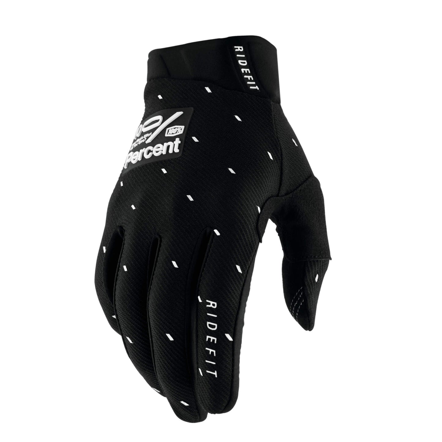 100% Ridefit Gloves-S-Slasher Black-BRINK