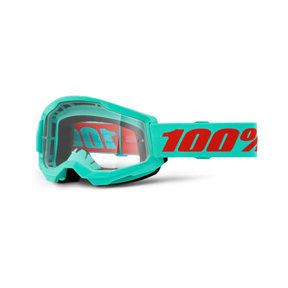 100% Strata 2 Goggles-Maupiti-Clear Lens-BRINK